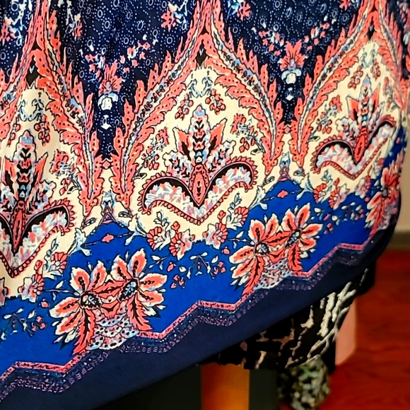 Paisley print sun dress sizeXL - Picture 2 of 5